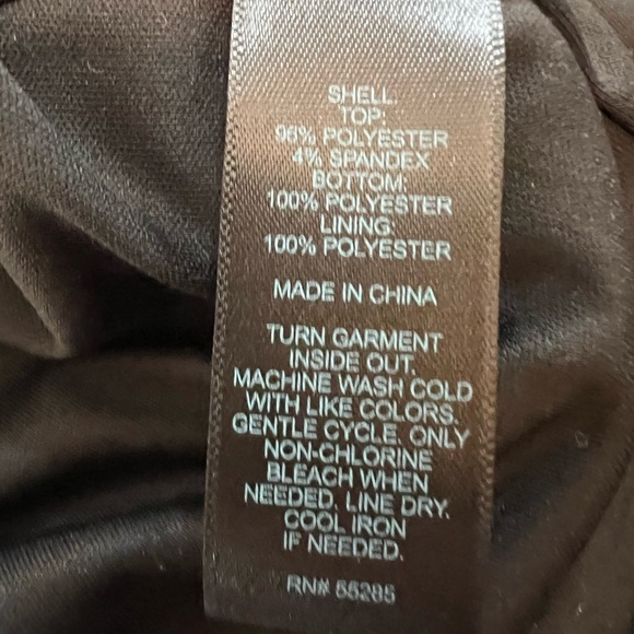 NWT EXPRESS Vintage Y2K Dress, Cross Strap Back, Gold Waist Detail, Size 2 - Picture 7 of 10